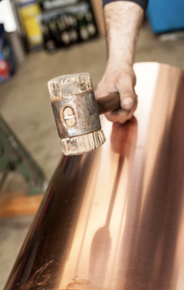 copper gutter